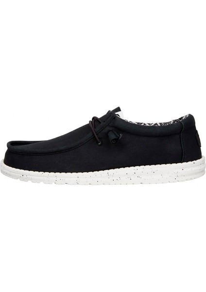Erkek Sneaker ( Günlük) HD.40700 Hey Dude Wally Canvas 66 Black/white