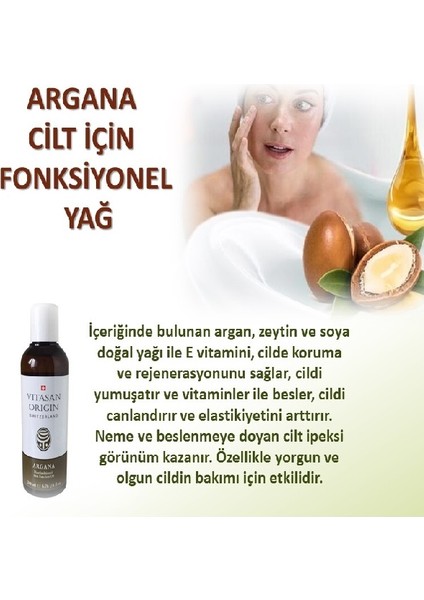 Argana Cilt Için Fonksiyonel Yağ 200 ml