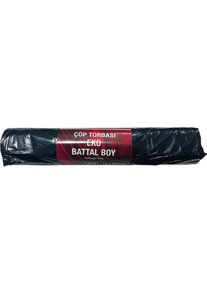 Eko Battal Boy Çöp Torbası 75X90 cm 7 Li x 20 Adet