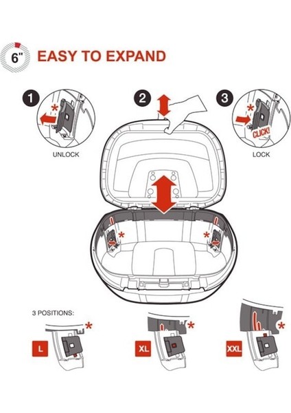 SH-58X 46LT-52LT-58LT Taşıma 3 Kademeli modelleri