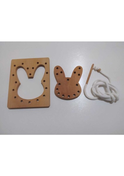 Puzzle İp Geçirme - Tavşan fiyatları