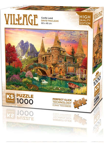 Ks Games Castle Land 1000 Parça Puzzle