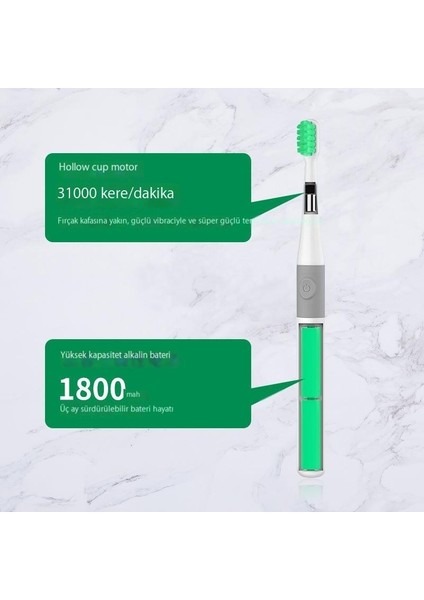 Çiftler Için Elektrikli Diş Fırçası Su Geçirmez Küçük Kafa Yumuşak Kıllar Tembel Tam Otomatik Elektrikli Diş Fırçası (Yurt Dışından)