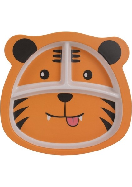 Karikatür Bambu Elyaf Çocuk Gıda Takviyesi Bölme Plakası Yaratıcı Ev Bebek Anaokulu Öğrencileri Yemek Tabağı (Yurt Dışından)