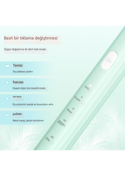 Yetişkinler Için Elektrikli Diş Fırçası Roma Sütun Manyetik Kaldırma Akıllı Sonic Su Geçirmez Doğrudan Şarj Tembel Kişi Sonic Diş Fırçası (Yurt Dışından)