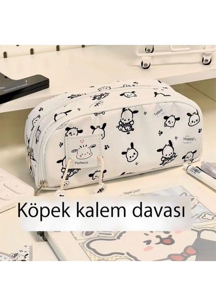 Karikatür Kalem Kutusu Öğrenci Büyük Kapasiteli Leke Tutmaz Kırtasiye Fermuarlı Kalem Kutusu (Yurt Dışından) fiyatları