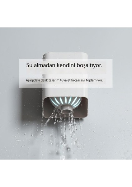 Tuvalet Fırçası Ölü Açı Yok Tuvalet Fırçası Ev Banyo Delme Yok Duvara Monte Uzun Elli Tuvalet Fırçası Temizleme Fırçası (Yurt Dışından)