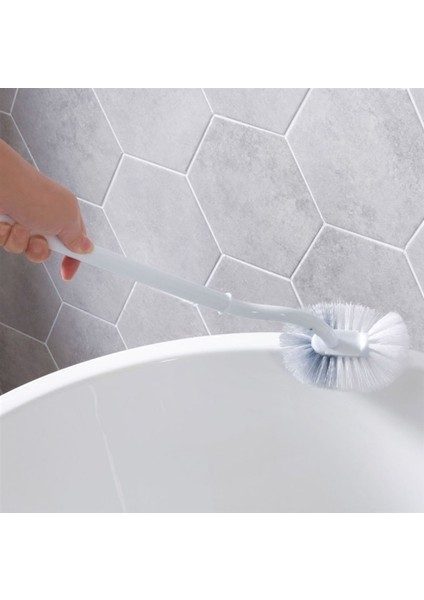Banyo Kavisli Uzun Saplı Tuvalet Fırçası Temizleme Fırçası Yaratıcı Hiçbir Çıkmaz Yumuşak Kıllı Tuvalet Fırçası Tuvalet Fırçası (Yurt Dışından)