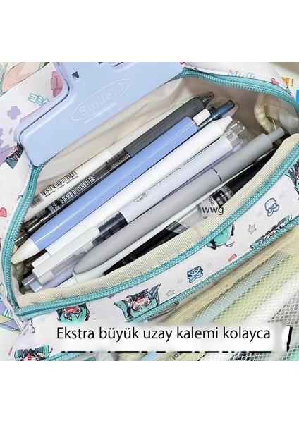 Öğrenciler Için Büyük Kapasiteli Şeffaf Yüksek Değerli Kırtasiye Çantası ve Kalem Çantası (Yurt Dışından) fırsatları