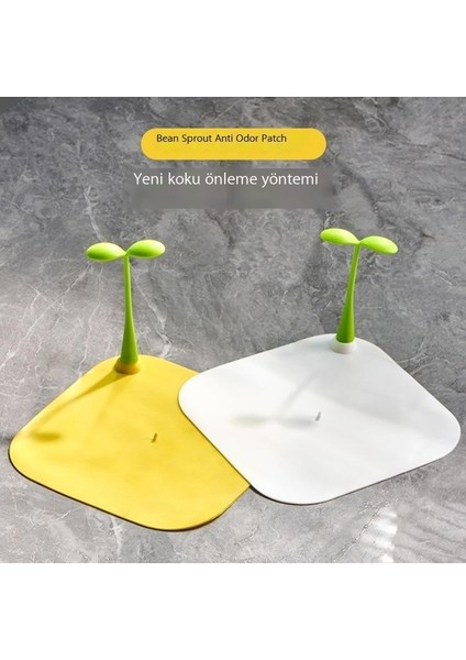 Küçük Fasulye Filizi Silikon Yer Süzgeci Kapağı Ev Banyo Kanalizasyon Koku Önleyici Sızdırmazlık Kapağı Engelleme, Anti-Geri Dönüş Koku Eserdir Yer Sifonu (Yurt Dışından) fiyatları
