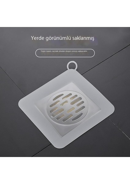 Kanalizasyon Yer Süzgeci Kapağı Koku Giderici Banyo Silikon Deodorant Mat Mutfak Tuvalet Tuvalet Banyo Yer Süzgeci Mat (Yurt Dışından)