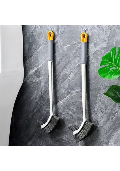 Çift Taraflı Tuvalet Fırçası Ev Ölü Açılı Tuvalet Fırçası Banyo Banyo Tuvalet Temizleme Tuvalet Fırçası Kafası (Yurt Dışından)