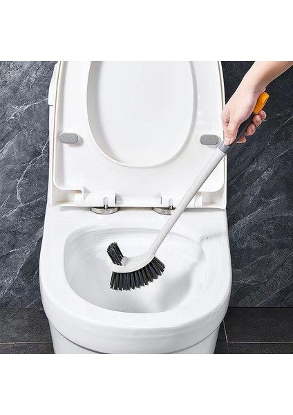Çift Taraflı Tuvalet Fırçası Ev Ölü Açılı Tuvalet Fırçası Banyo Banyo Tuvalet Temizleme Tuvalet Fırçası Kafası (Yurt Dışından)