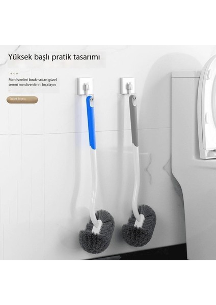 Tuvalet Fırçası Japon Tarzı Ölü Köşe Yok Yumuşak Tuvalet Fırçası Tuvalet Fırçası Tuvalet Temizleme Fırçası Banyo Dirsek Tuvalet Fırçası (Yurt Dışından)