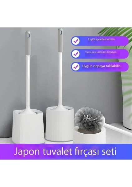 Kör Noktalar Olmadan Ev Tuvalet Fırçası Tuvalet Temizleme Fırçası Tuvalet Temizleme Seti (Yurt Dışından)