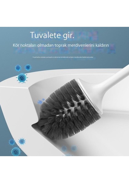 Kör Noktalar Olmadan Ev Tuvalet Fırçası Tuvalet Temizleme Fırçası Tuvalet Temizleme Seti (Yurt Dışından)