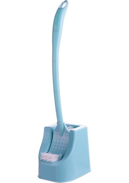 Hiçbir Çıkmaz Uzun Saplı Tuvalet Fırçası Banyo Tuvalet Temizleme Fırçası Tabanı ile Çift Taraflı Plastik Tuvalet Temizleme Artefaktı (Yurt Dışından)