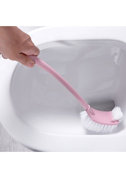 Hiçbir Çıkmaz Uzun Saplı Tuvalet Fırçası Banyo Tuvalet Temizleme Fırçası Tabanı ile Çift Taraflı Plastik Tuvalet Temizleme Artefaktı (Yurt Dışından) fırsatları