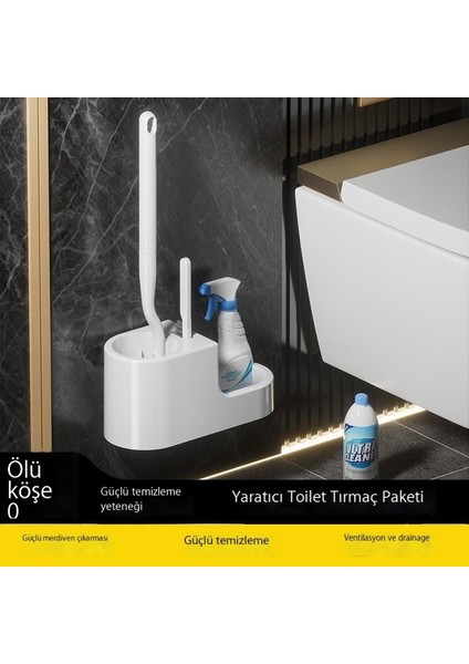 Tuvalet Fırçası Ev Banyo Yumuşak Kıllı Duvara Monte Duvara Monte Tuvalet Fırçası Tuvalet Fırçası Tuvalet Fırçası (Yurt Dışından)