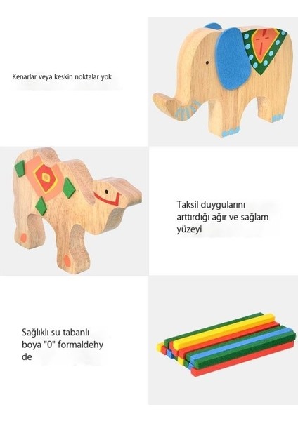 Eğitici Oyuncaklar Denge Aleti Denge Deve Dengesi Yüksek Katlı Basamaklı Ebeveyn-Çocuk Oyuncakları Yapı Taşı Fabrikasının Büyük Yığınları (Yurt Dışından)