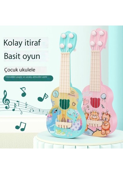 Ukulele Karikatür Dinozor Gitar Oyuncak Müzik Aleti Sınır Ötesi Erken Eğitim Aydınlanma Müzik Oyuncak (Yurt Dışından)