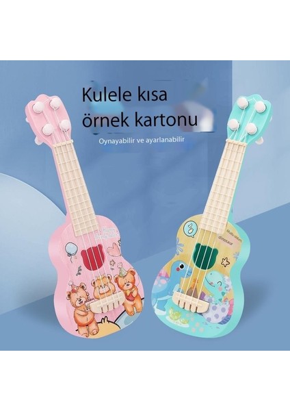 Ukulele Karikatür Dinozor Gitar Oyuncak Müzik Aleti Sınır Ötesi Erken Eğitim Aydınlanma Müzik Oyuncak (Yurt Dışından)