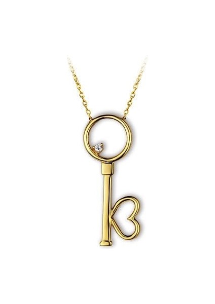 Anahtar Pırlanta Kolye 60171