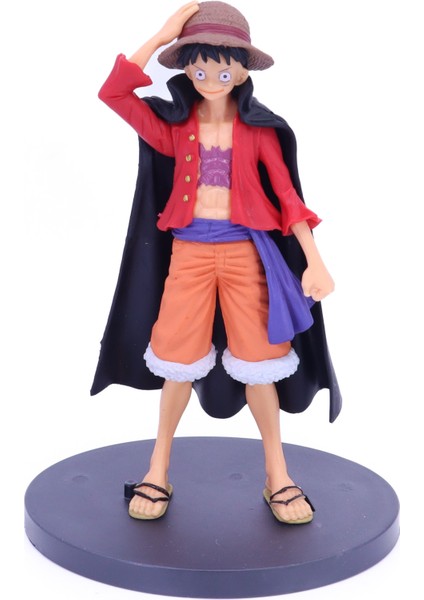 One Piece Pelerinli Luffy Anime Figür