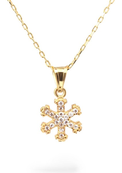 Zircone Kartanesi Altın Kolye Ucu 77356