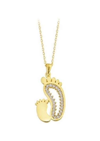 14 Ayar Altın Anne Bebek Kolye 84075