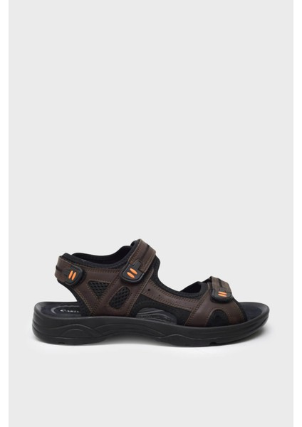 Cb-K3 Kahverengi Unisex Cırtlı Spor Sandalet