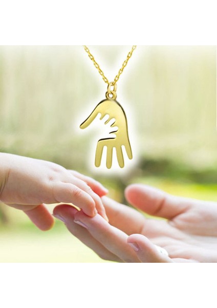 Annem ile Elele Altın Kolye 94688