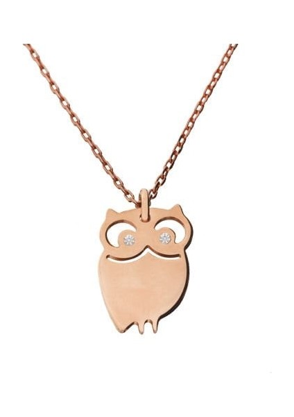 Baykuş Pırlanta Kolye 45996