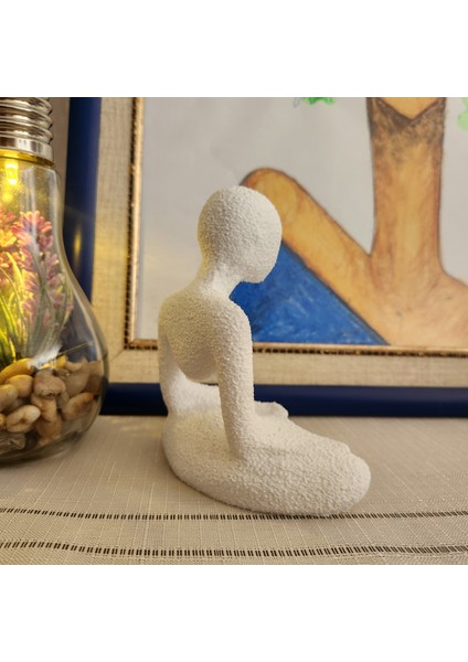 Kadın Modeli Iskandinav Tarzı Biblo Heykel Figür Dekor Dekorasyon 3D 3 Boyutlu Altındal Home