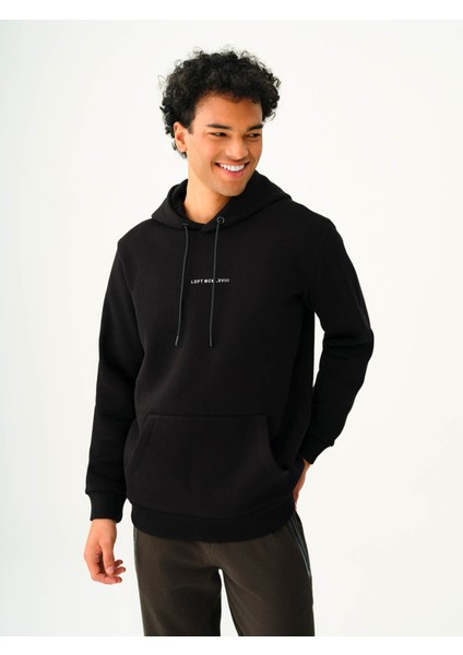 Erkek Sweatshirt Siyah LF2034269