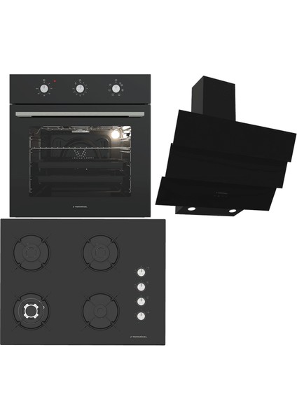Ankastre Set (Bo O6435C B + Bh P7194C B + Ch S6532C Bb)