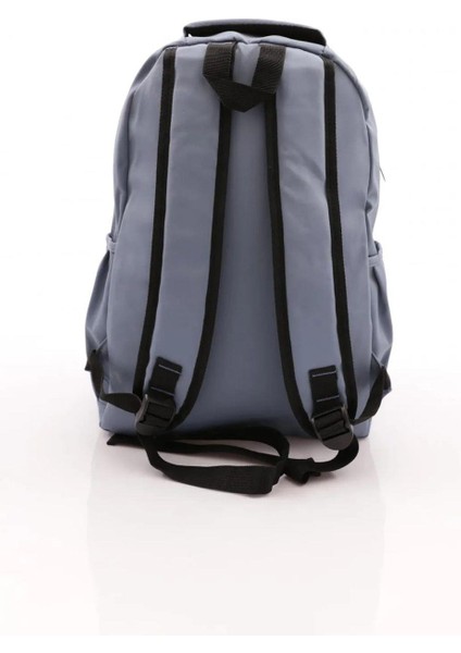 maskotlu çift göz okul çantası51706 gri modelleri