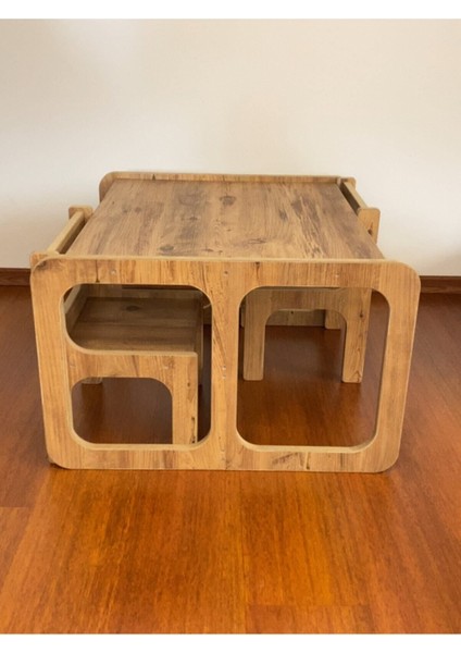 Çocuk Aktivite Masası ve Sandalyesi 1 Adet Montessori Desk And Chair