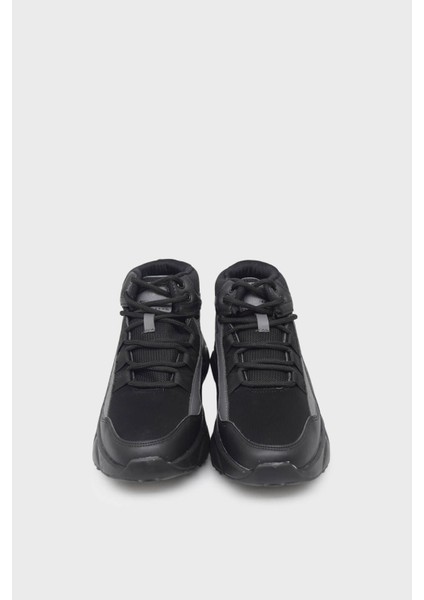 DNLP-2030 Siyah Yüksek Taban Bogazlı Spor Ayakkabı indirimleri