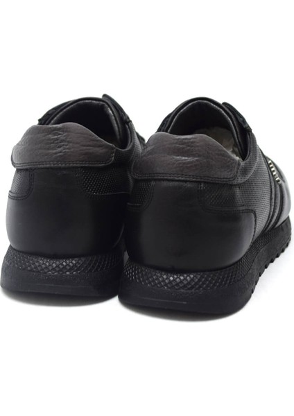 FSC-2723 Siyah Erkek Bağlı Casual Ayakkabı