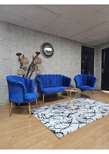 Papatya Çay Seti Koltuk Takımı Gold Sivriltme Ayak, Balkon, Salon, Ofis, Cafe Koltuk Takımı fırsatları