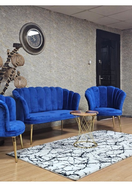 Papatya Çay Seti Koltuk Takımı Gold Sivriltme Ayak, Balkon, Salon, Ofis, Cafe Koltuk Takımı indirimleri