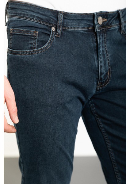 Düz Haki Super Slim Fit Erkek Kot Pantolon