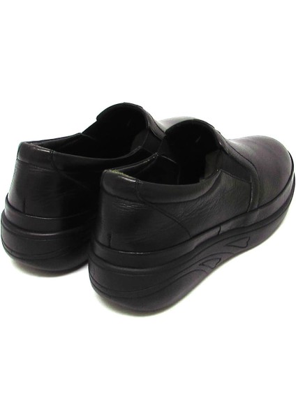 EVD2352-1 Siyah Kadın Lastik Yaka Comfort Ayakkabı fiyatları
