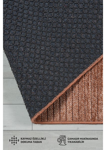 Ada Kaymaz Taban Yıkanabilir Dokuma Taba Kiremit Kilim Yolluk 404 indirimleri