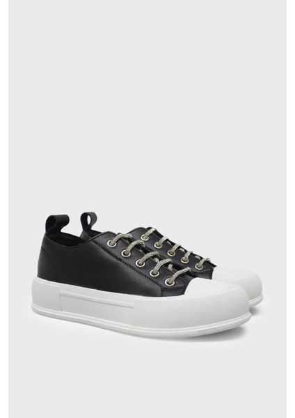 BLG23Y384-3 Siyah Kadın Bağlı Sneakers fiyatları