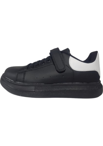 Çocuk Siyah Beyaz Ortopedik Taban Yürüyüş Ayakkabı ARVZO366-00 indirimleri