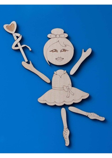 Mıknatıslı Balerin Magnet Boyanabilir Ahşap Oyuncak fiyatları