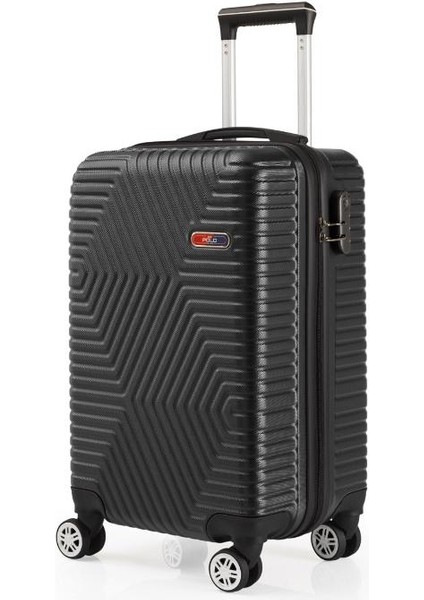 Abs Kabin ve Büyük Boy Siyah 2'li Valiz Seti 600.01-SET-BK