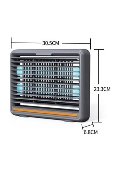 Düşük Güç Tüketimli 6W Masaüstü Veya Duvara Asılabilen Sinek Kovma Cihazı